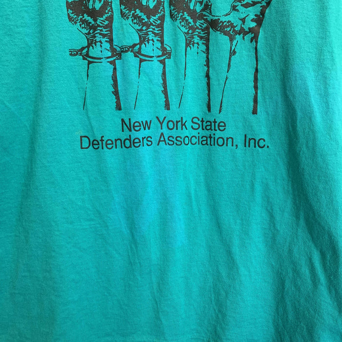 Vintage New York State Defenders Association Tee. X-Large