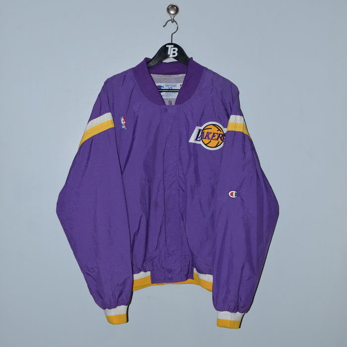 Vintage Champion Los Angeles Lakers Warm Up Jacket. X-Large