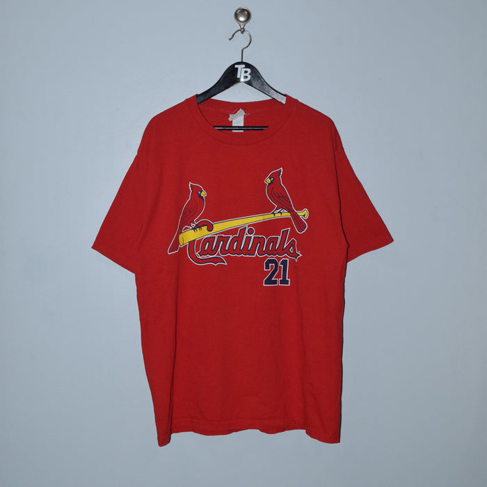 Majestics St Louis Cardinals Carlos Martinez T-Shirt. Large