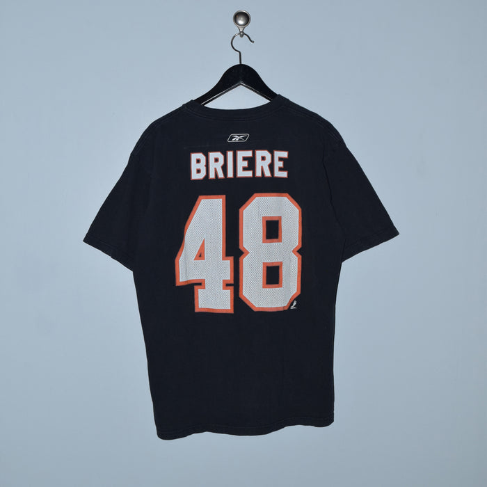 Classic CCM Phildalphia Flyers Daniel Briere T-Shirt. Large