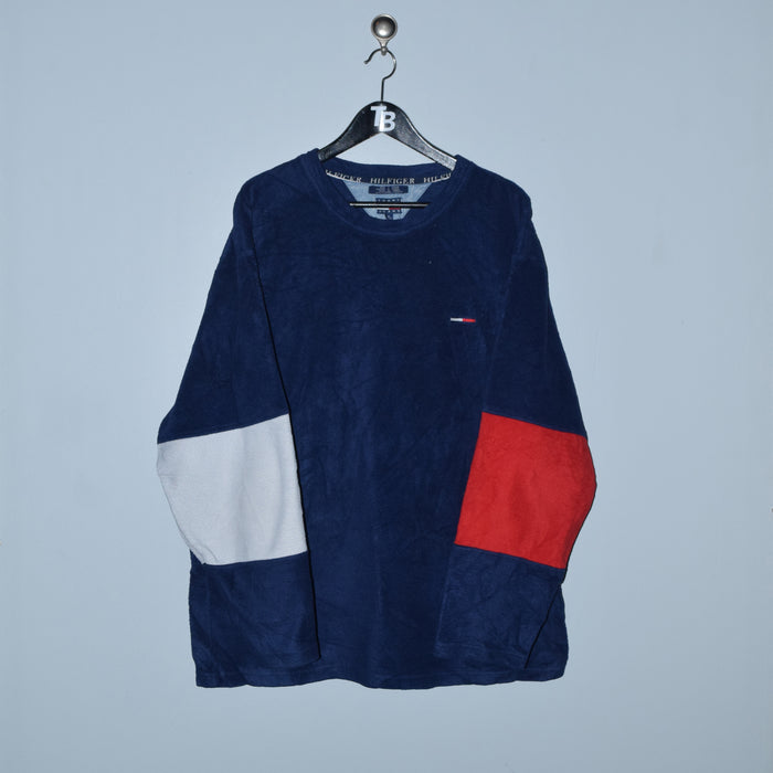 Vintage Tommy Hilfiger Flag Sweater. X-Large