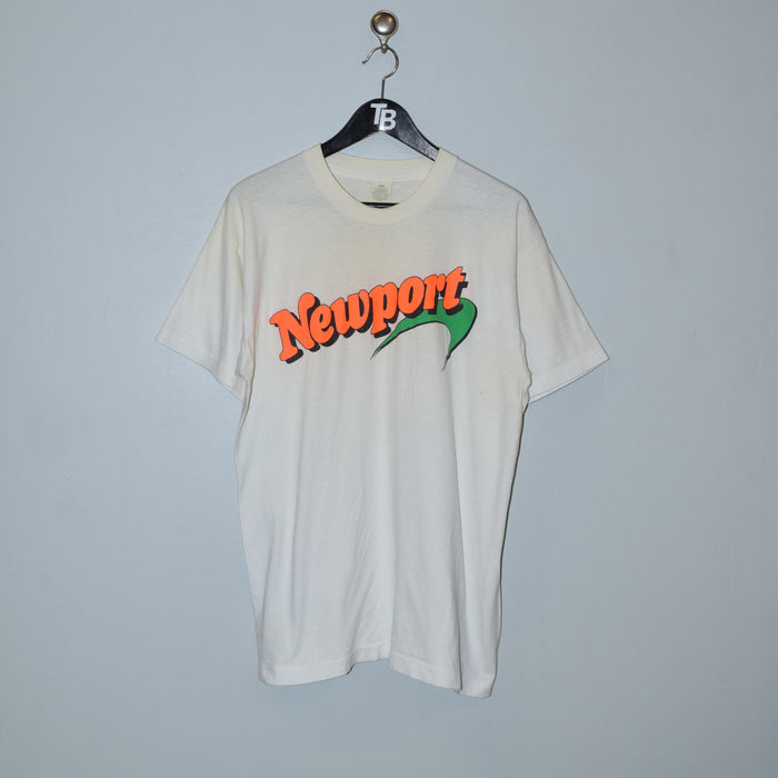 Vintage 80s Screen Stars Newport T-Shirt. Large