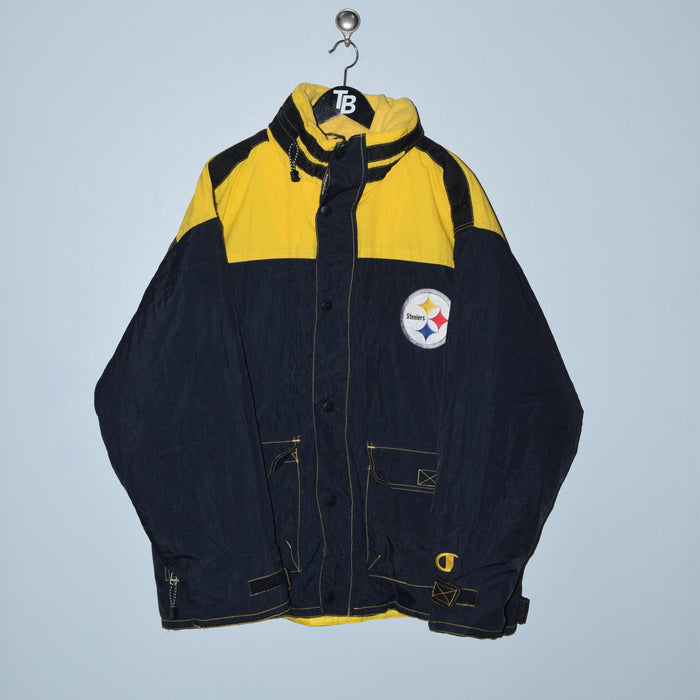 Vintage Champion Pittsburgh Steelers Jacket. X-Large
