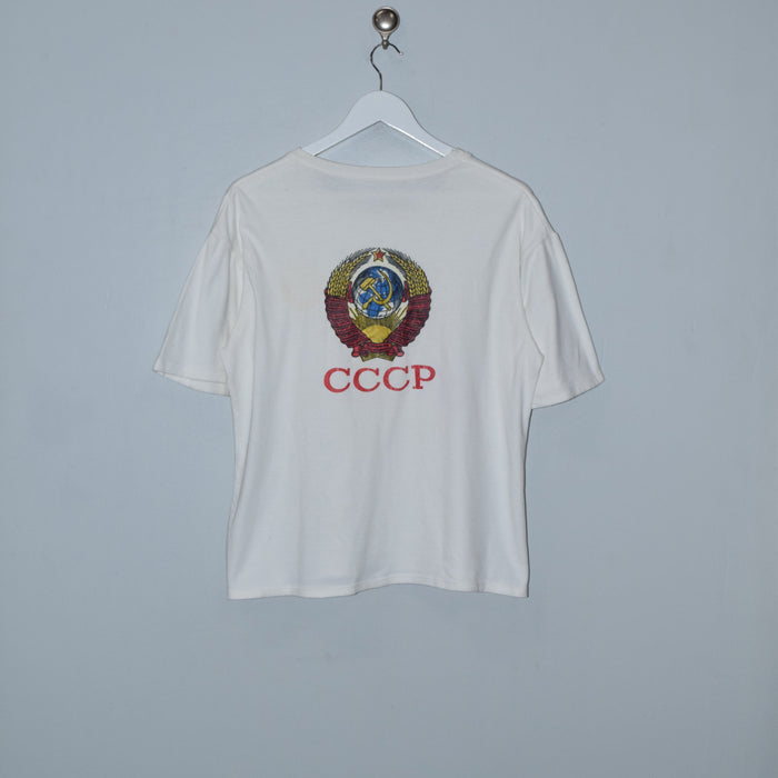 Vintage 90’s Soviet Russia CCCP T Shirt - Medium
