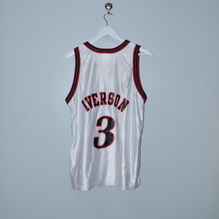 Vintage Champion Philadelphia 76ers Allen Iverson Jersey - Small (40)