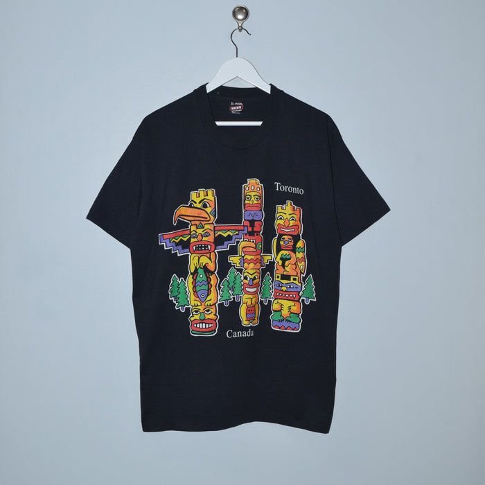 Vintage 90’s Best Fruit Of Loom Toronto Totem Pole T Shirt - XL