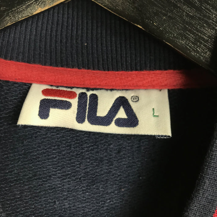 Vintage FILA Full Zip Sweater. Large