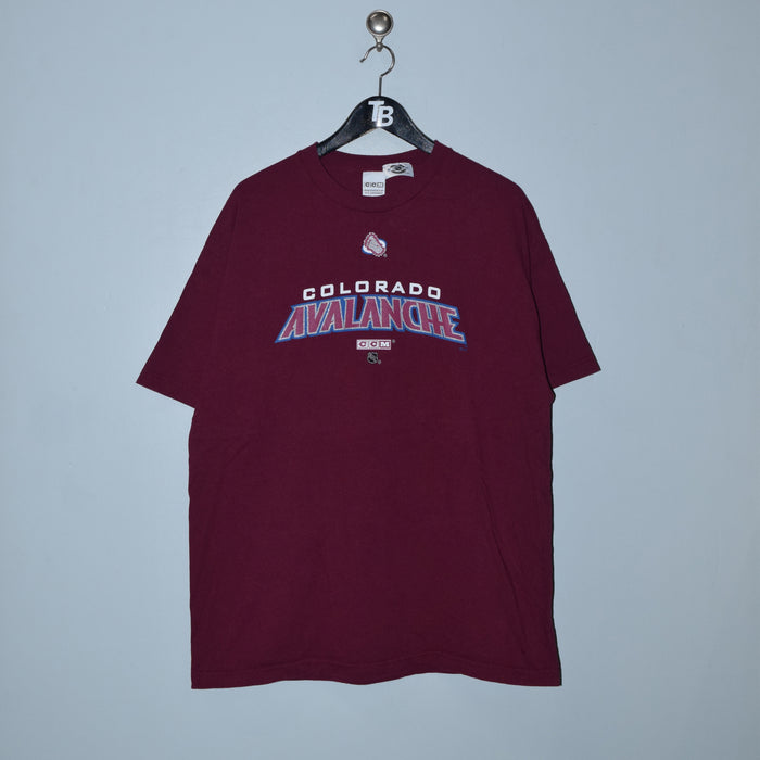 Vintage CCM Colorado Avalanche T-Shirt. X-Large