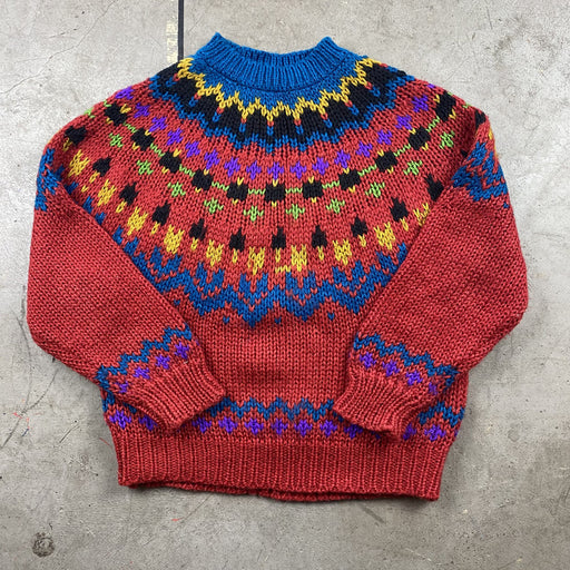 IVY Hand Knit Acrylic Sweater. Small