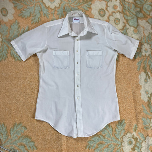 Vintage 80s Arrow Short sleeve Button Shirt. M
