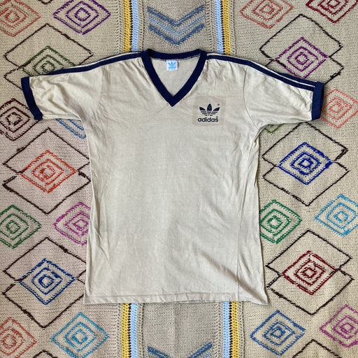 Vintage 80s Adidas Jersey Tee. XL