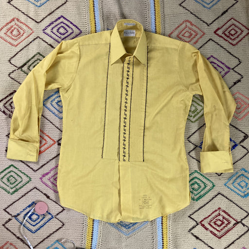 Belgrave Square Yellow Button Up. M