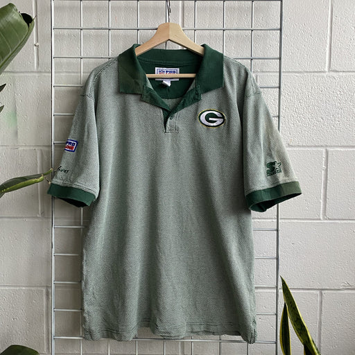 Vintage Green Bay Packers Starter Polo. L