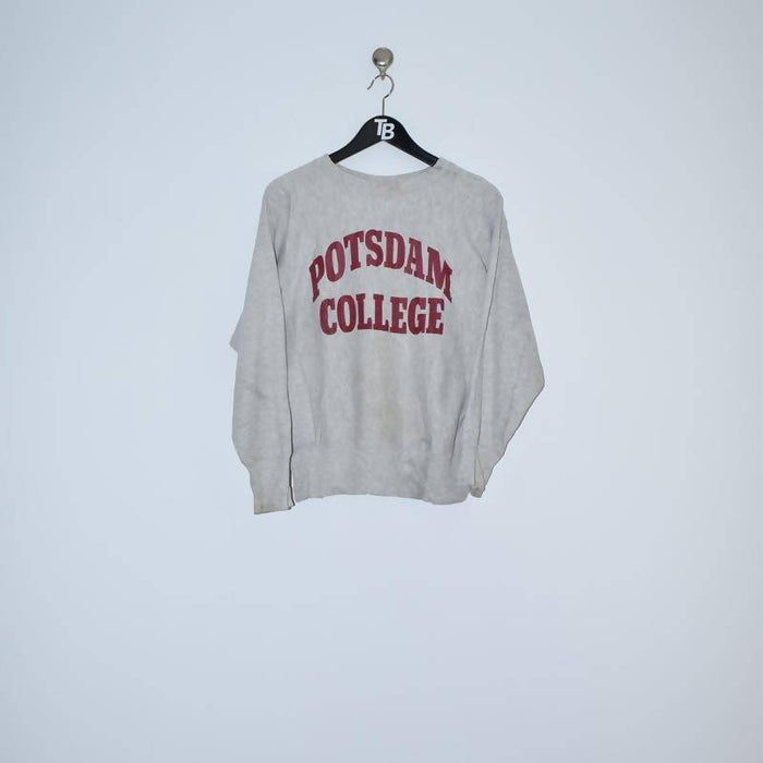 Vintage Champion Potsdam College Reverse Weave Sweatshirt. Small