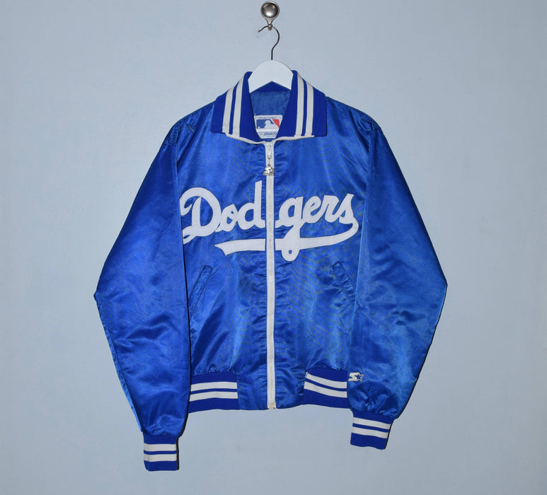 Vintage 80s-90's Starter Los Angeles Dodgers Satin Jacket - Large