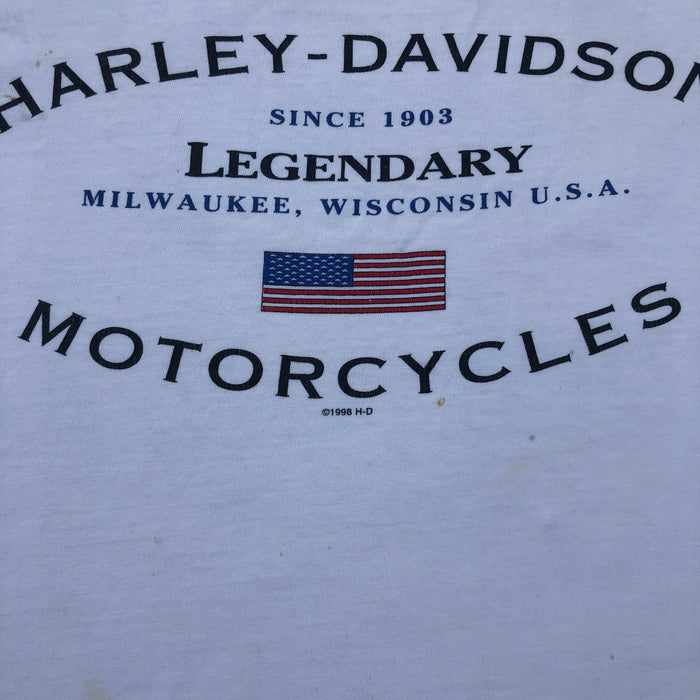 Vintage 98' Harley Davidson Top. X-Large