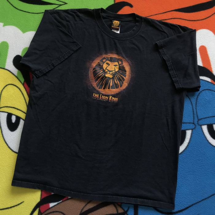Vintage The Lion King Broadway Musical Tee. X-Large