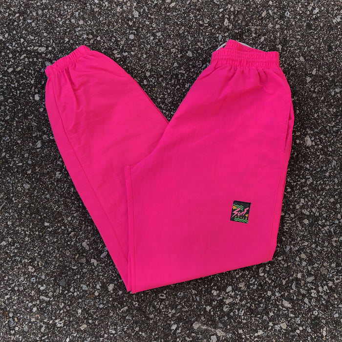 Vintage Surf Style Pink Joggers - Small