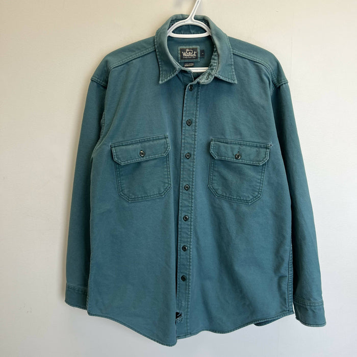 Vintage Woolrich Rugged Button-Up. Large