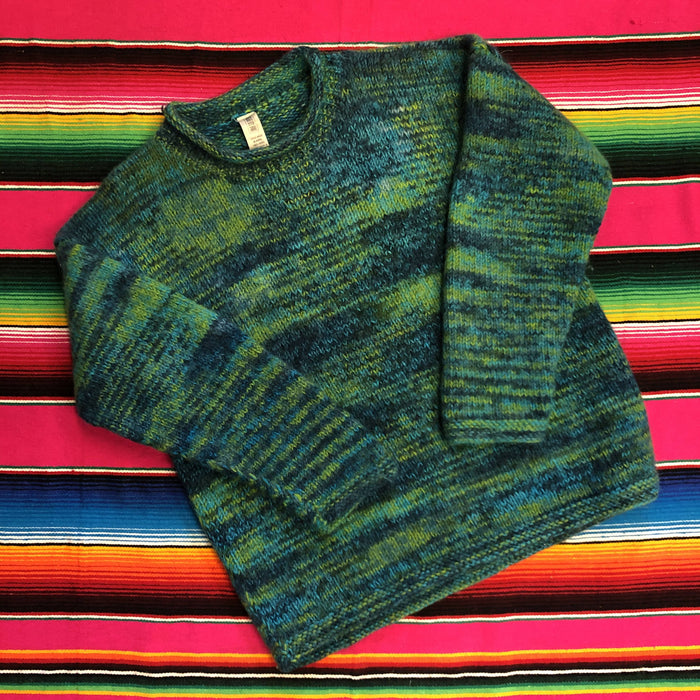 Vintage 80’s Wool Hand Made Sweater. X-Large
