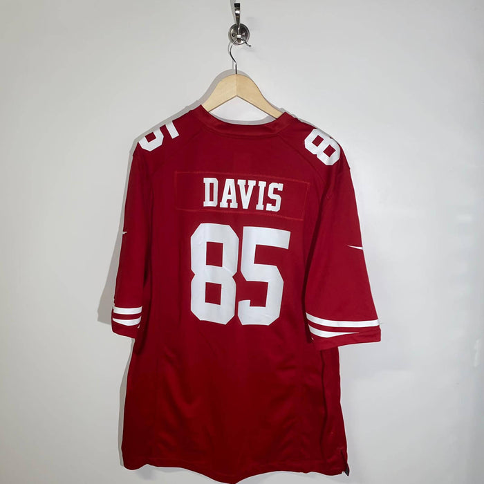 Authentic Nike San Francisco 49ers Super Bowl XLVII Vernon Davis Jersey - XL
