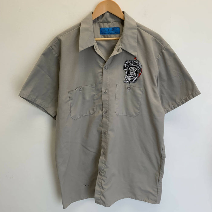 Vintage Gas Monkey Garage Button-Up Shirt. X-Large